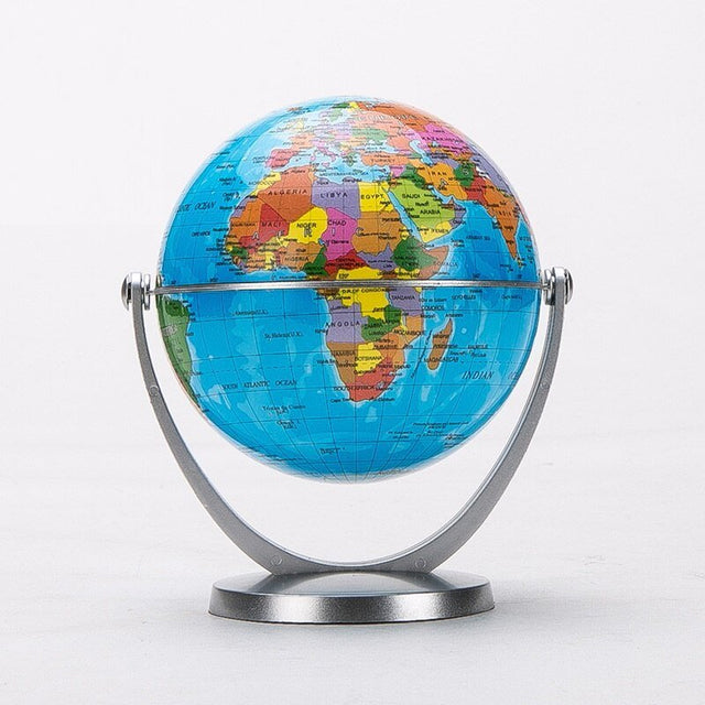 English Version Small Teaching World Globe - Modern Plastic Design