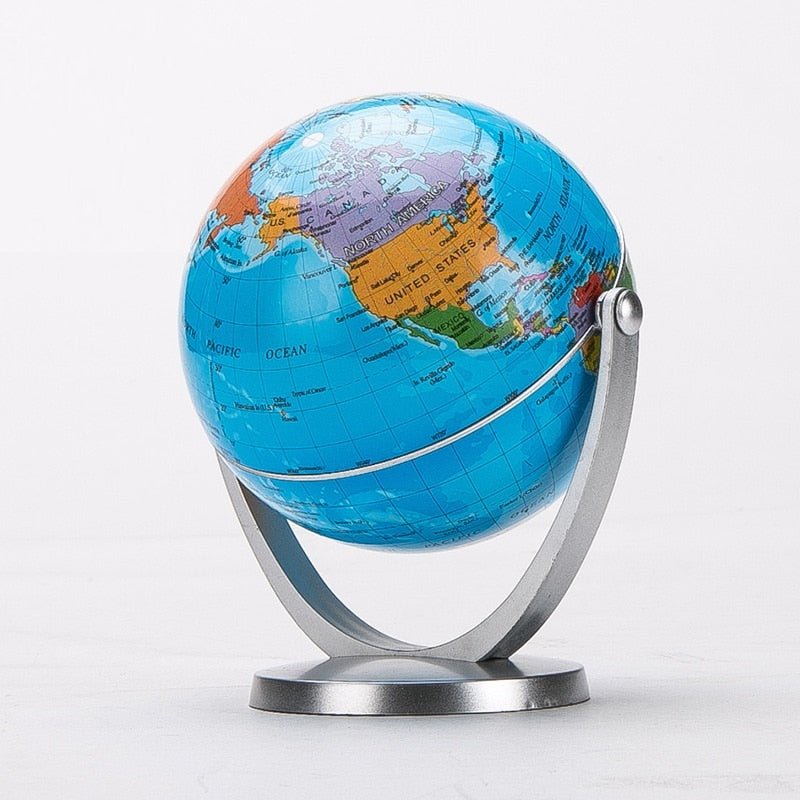 English Version Small Teaching World Globe - Modern Plastic Design