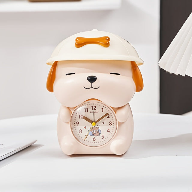 PuppyPal Cartoon Puppy Alarm Clock for Kids Room Decor