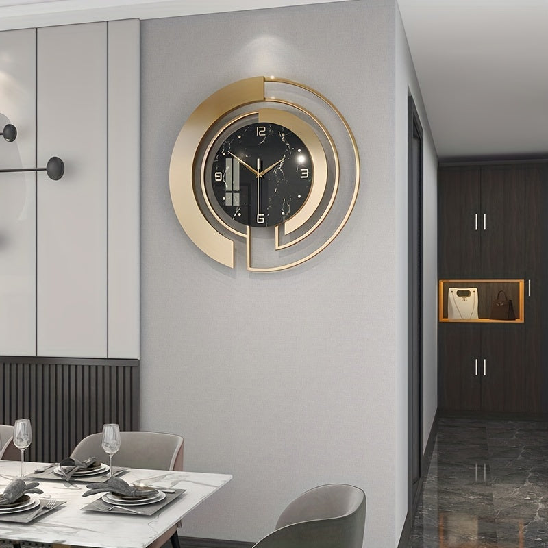 Timeless Elegance - Contemporary Metal Wall Clock 18 Inch