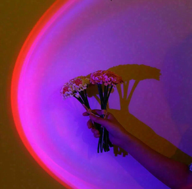 SolAura 15-Colour Sunset Projector Lamp for Relaxing Ambience