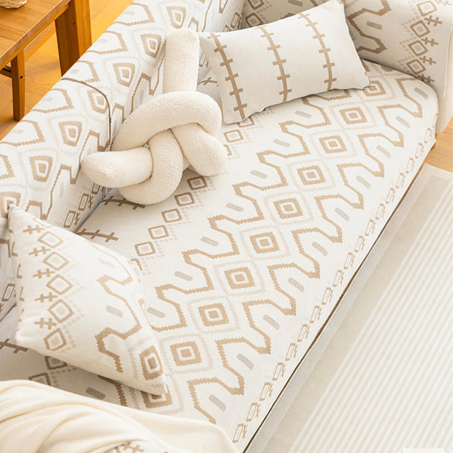 Chenille Fabric Breathable Wear-Resistant Sofa Cover Deco