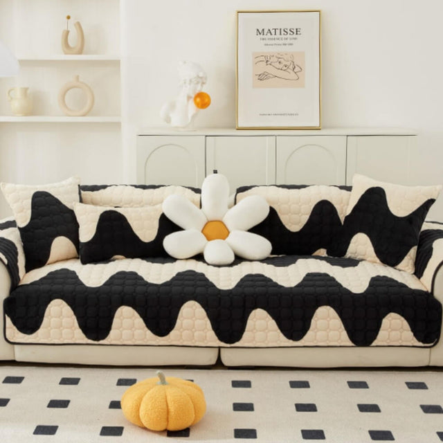 Milk Velvet Sofa Cover Non-slip Protection for Furniture