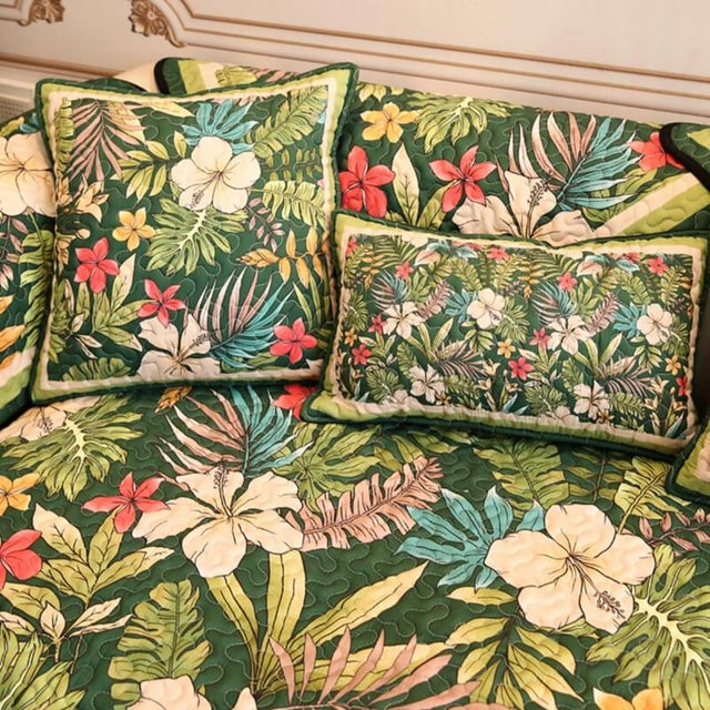 Tropical Rainforest Sofa Anti-Scratch Protective Mat Cover