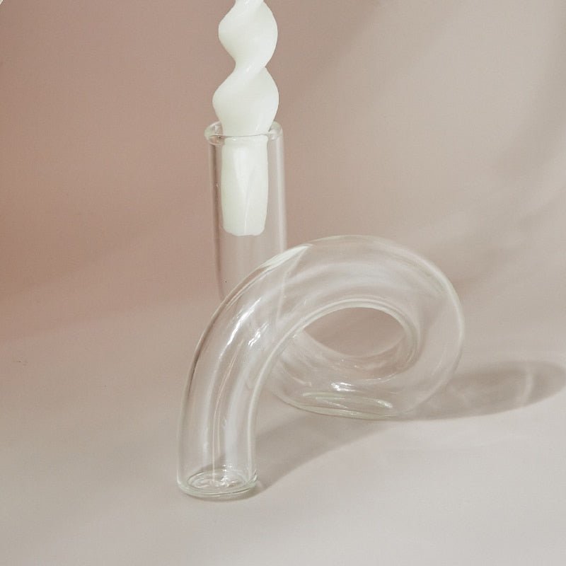 Glass Vase Candle Holders for Home Decor Centerpieces