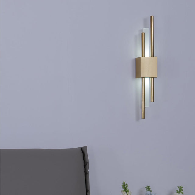 Sleek Modern Glass Wall Lamp