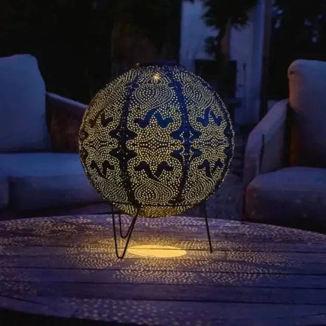 Solar Lantern with Marrakesh Design – Elegant Weatherproof and Eco-Friendly