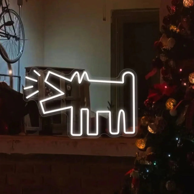 UrbanPaws – Graffiti Dog LED Neon Sign for Bold & Trendy Décor