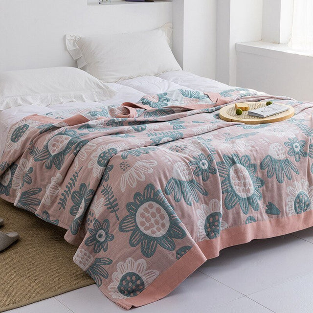 Japanese Soft Throw Blanket for Cozy Home Comfort