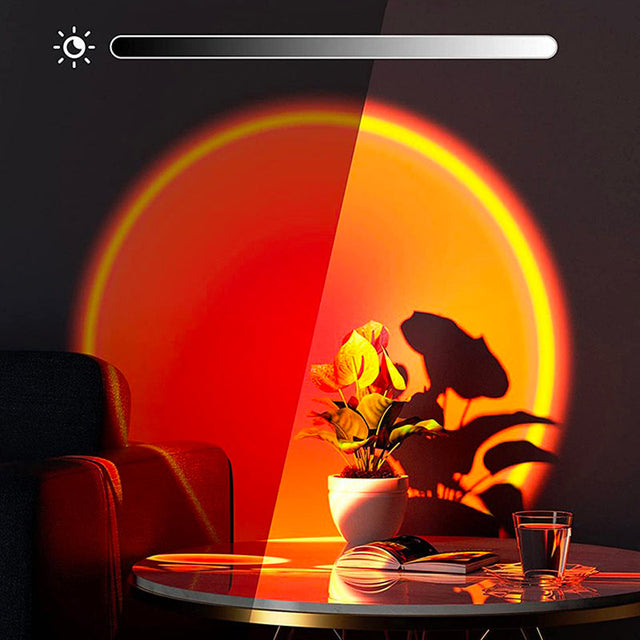 Sunset Lamp With 16 Colours Remote Control LED Light
