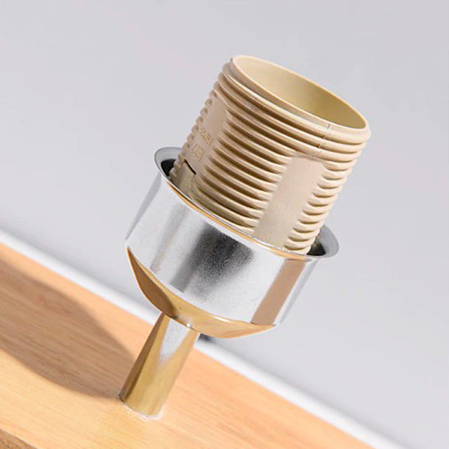 Nordic Wooden Bedside Lamp with Touch-Sensitive LED Design