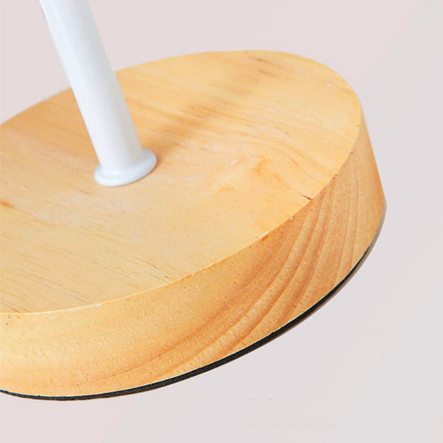 Scandinavian Wooden Stella Bedside Lamp Touch Sensitive Design