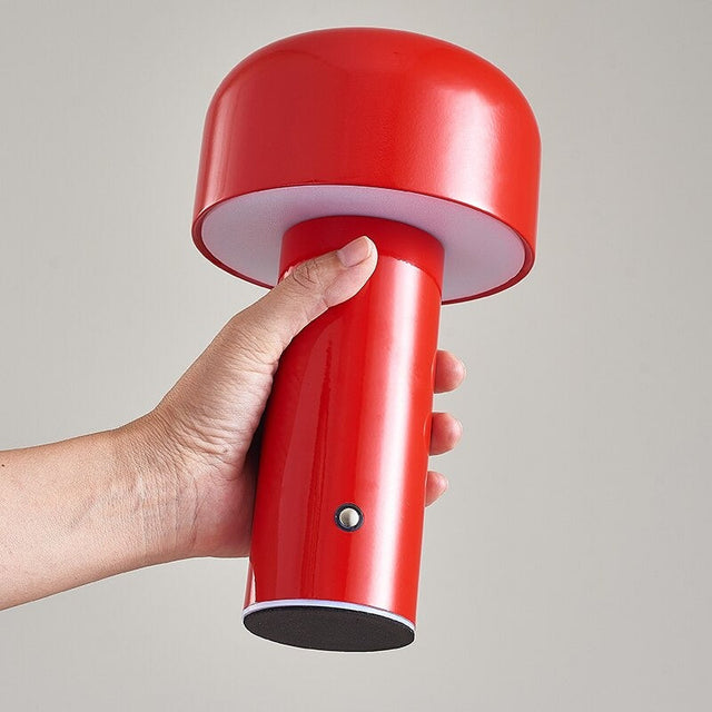 Colourful Mushroom Bedside Lamp with Touch Control Design
