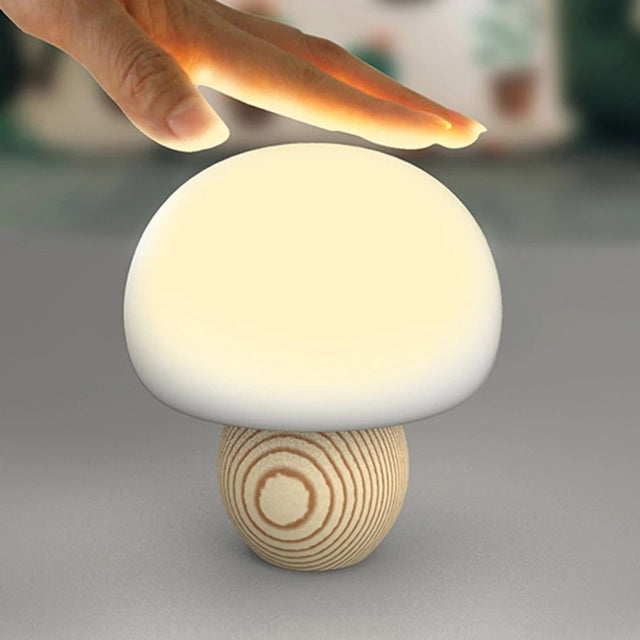 Magnetic Mushroom Bedside Lamp for Children - Touch Sensitive