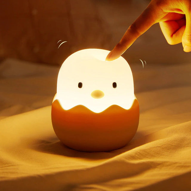 Egg-Shaped Bedside Lamp for Children - Color Changing Night Light