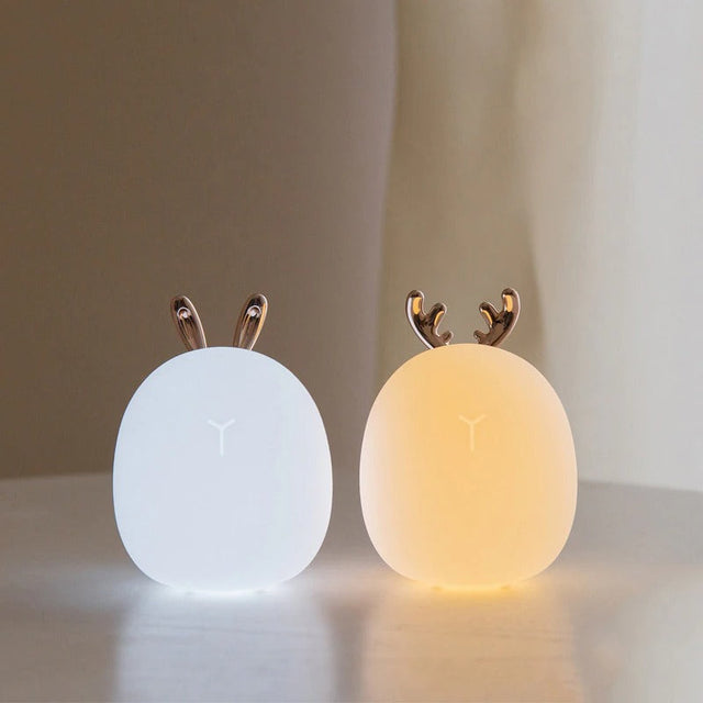 Cordless Silicone Children's Bedside Lamp with Cute Design
