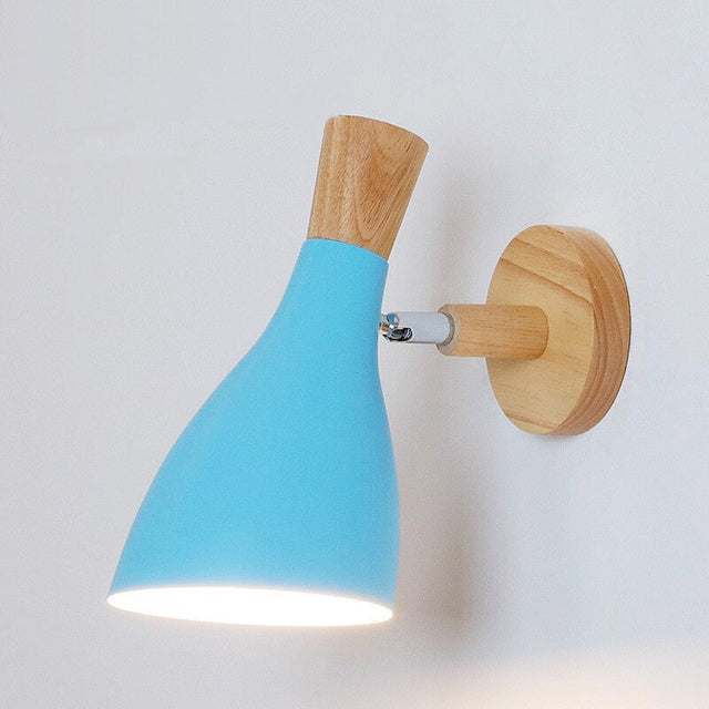 Scandinavian Design Wall Bedside Lamp with Touch Control