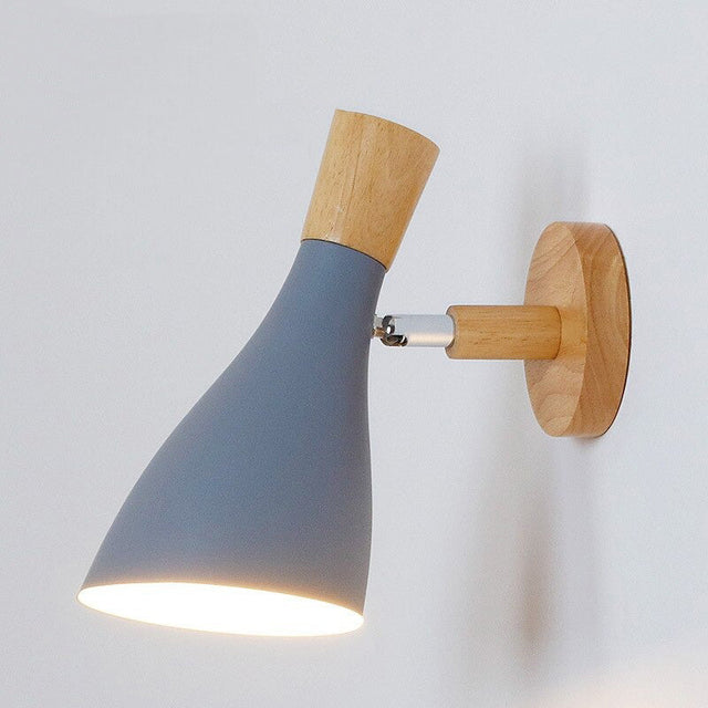 Scandinavian Design Wall Bedside Lamp with Touch Control