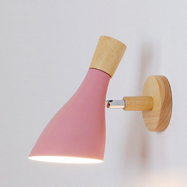 Scandinavian Design Wall Bedside Lamp with Touch Control