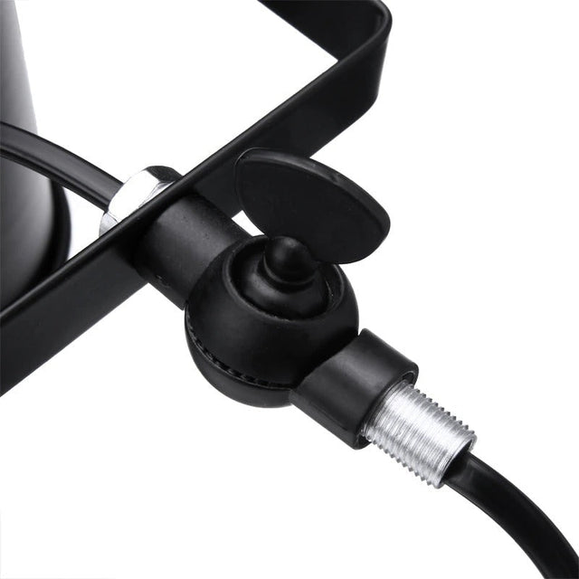 Vintage Industrial Wall Bedside Lamp with Metal Structure