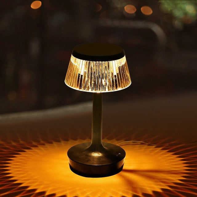 Vintage LED Touch-Sensitive Bedside Lamp with 3 Color Options