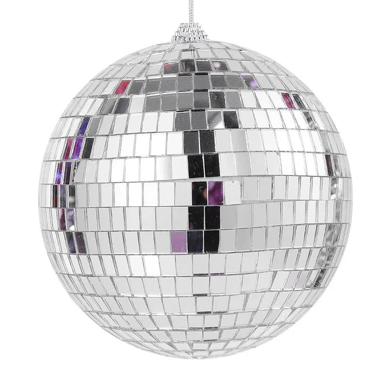 Large Shimmering Disco Party Ball Glass Modern Decor