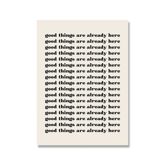 Law of Attraction Manifestation Posters - Modern Canvas Art