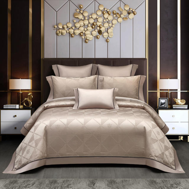 Lounge Duvet Cover Set – 1000 TC Egyptian Cotton with Art Deco Design