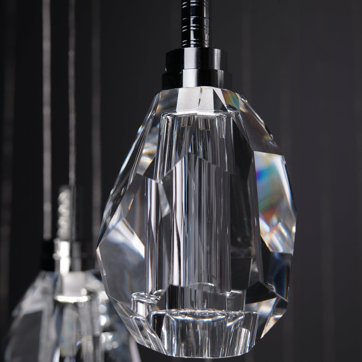 Luxe Light Crystals Chandelier – Luxury Dimmable Crystal Ceiling Light