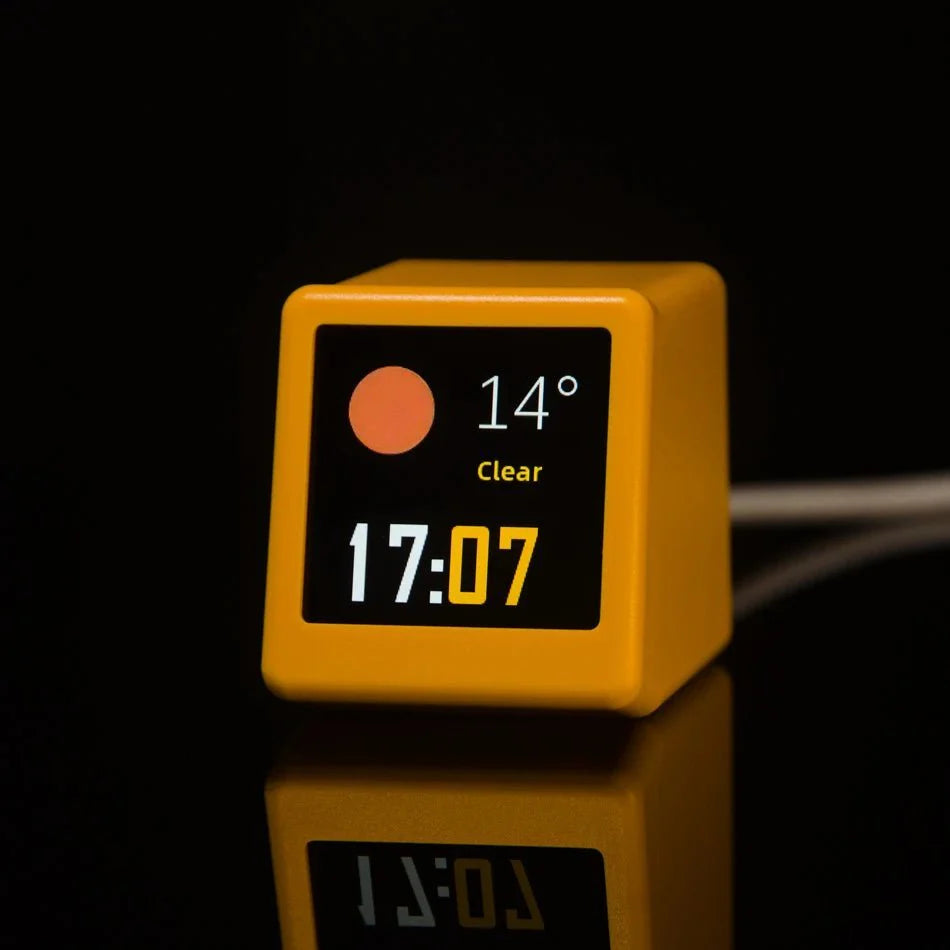 Mini Smart WIFI Multi Function Clock in Stylish Plastic