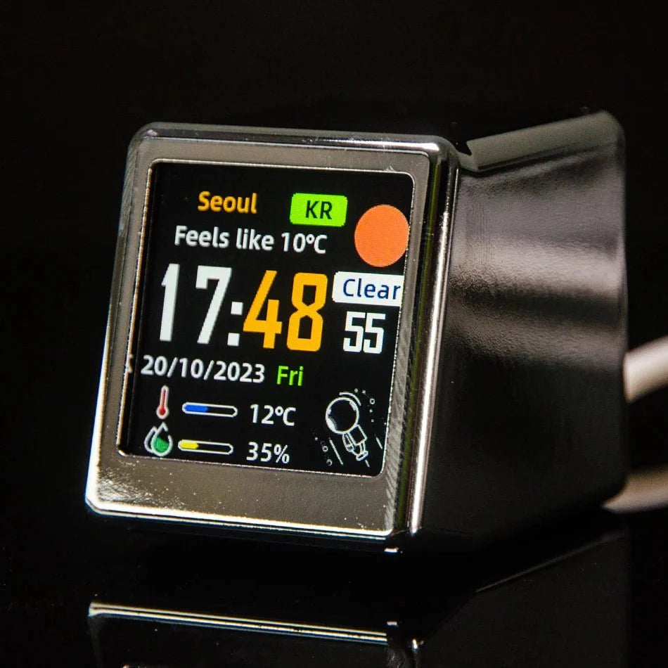 Mini Smart WIFI Multi Function Clock in Stylish Plastic