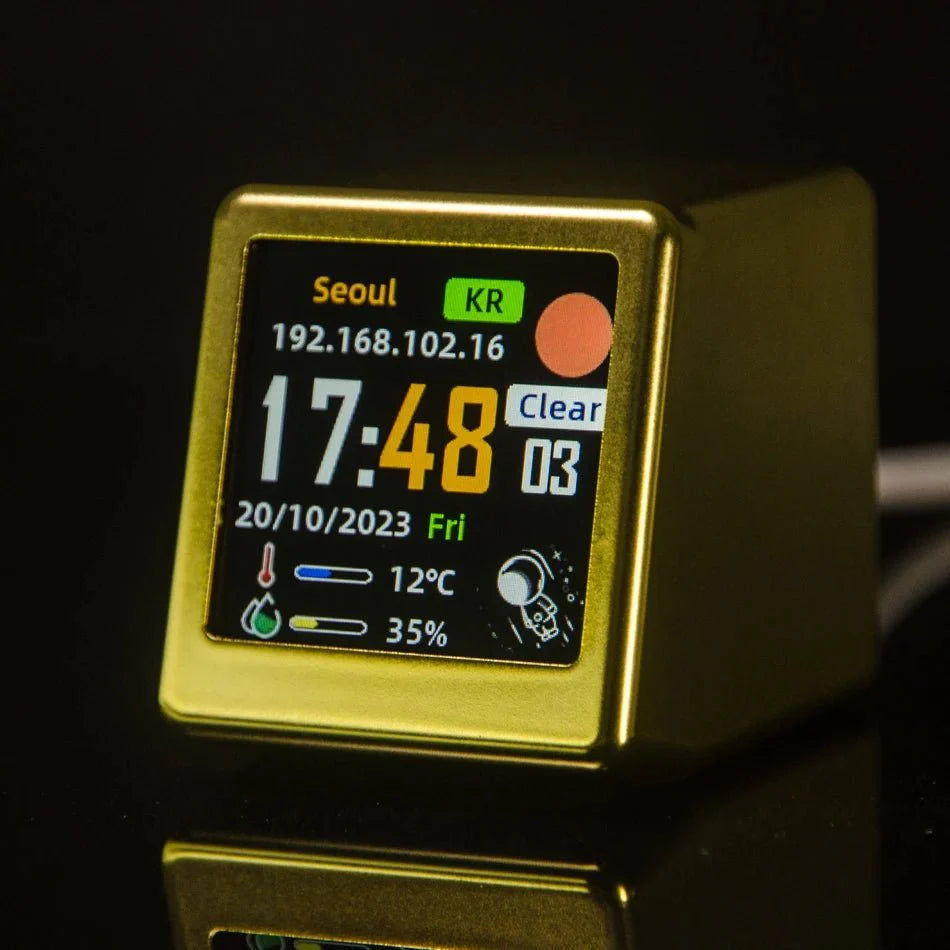 Mini Smart WIFI Multi Function Clock in Stylish Plastic