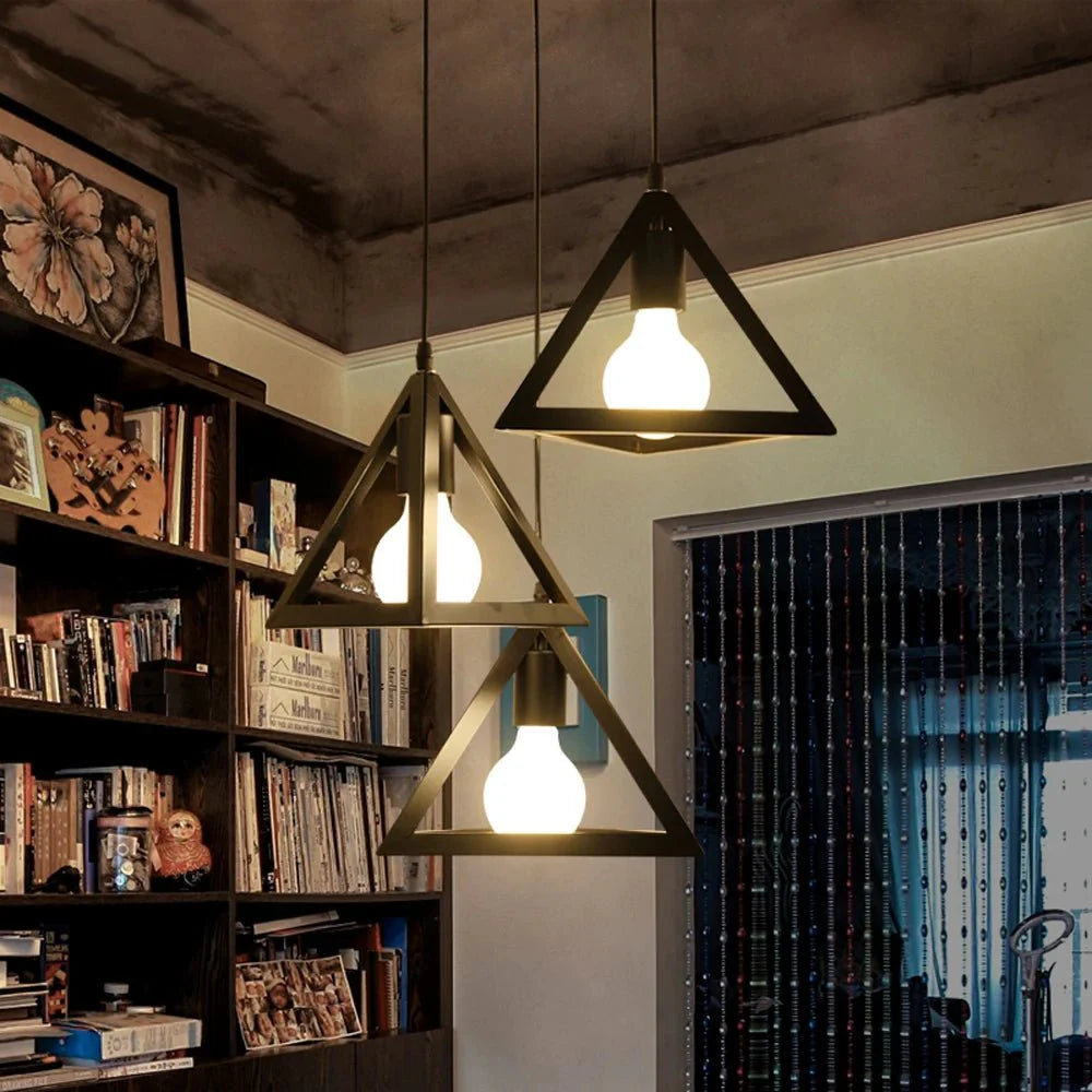 Minimalist Triangular Pendant Light