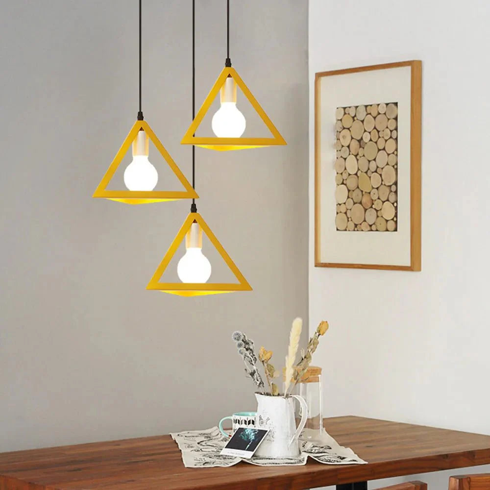 Minimalist Triangular Pendant Light