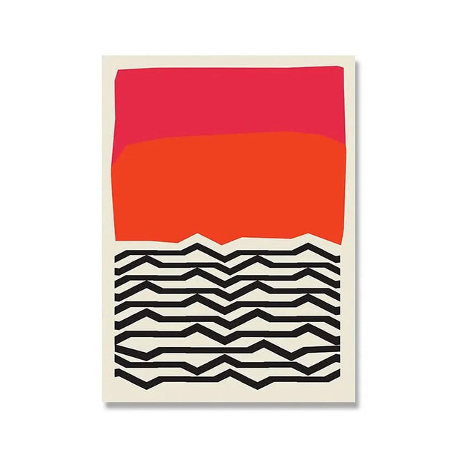 Modern Abstract Canvas Wall Art Poster Unframed Design