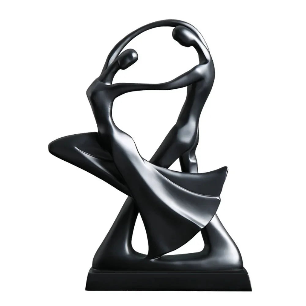 Modern Abstract Dancers Ornament - Resin Home Decor Accent