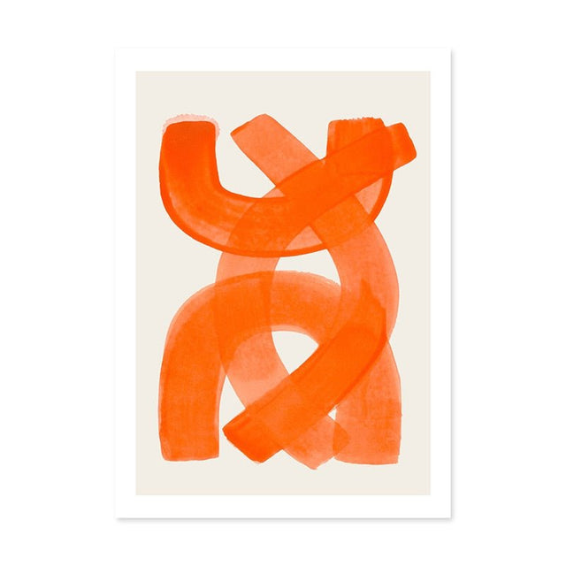 Modern Abstract Watercolour Wall Art Canvas Poster Print