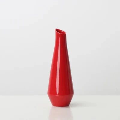 Modern Bright Solid Colour Porcelain Vase for Home Decor