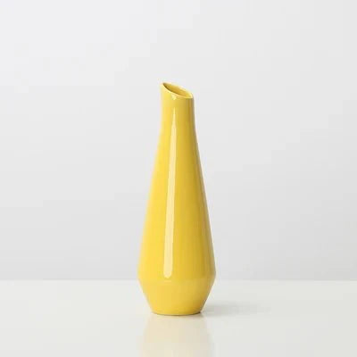 Modern Bright Solid Colour Porcelain Vase for Home Decor