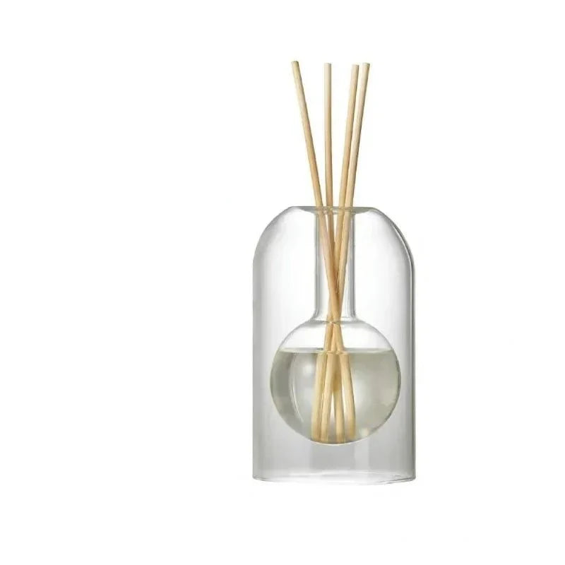 Modern Glass Aromatherapy Diffuser Bottle - Minimalist Design