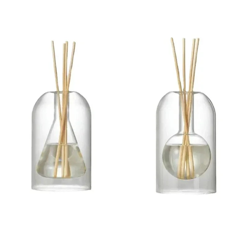 Modern Glass Aromatherapy Diffuser Bottle - Minimalist Design