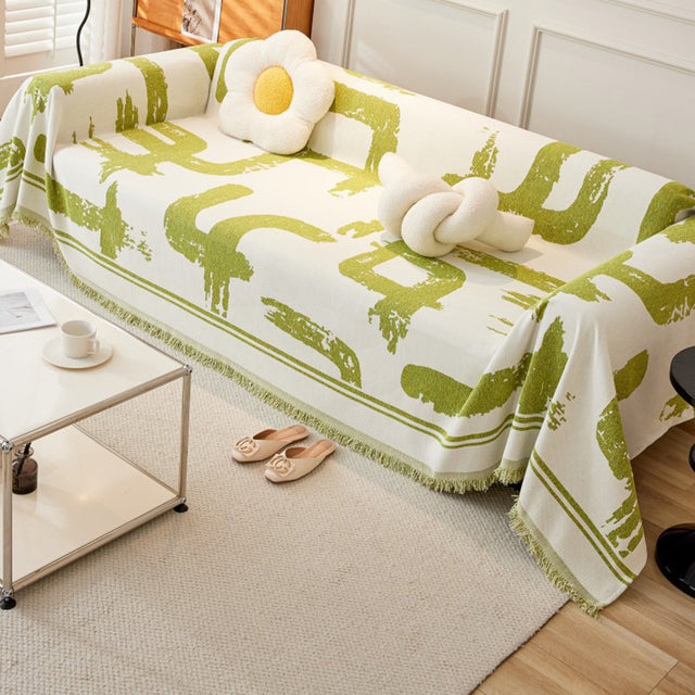 Monochrome Chic Sofa Cover - Modern, Stylish & Durable Sofa Protection