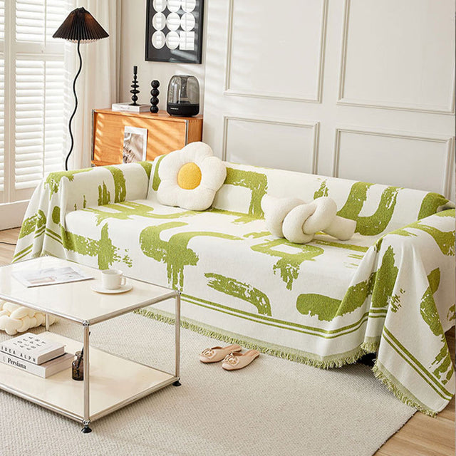 Monochrome Chic Sofa Cover - Modern, Stylish & Durable Sofa Protection