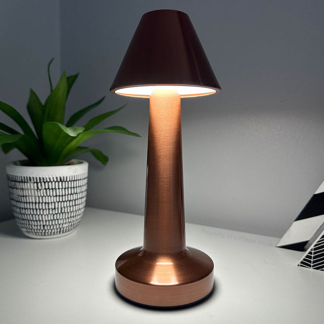 Ambient Oblique Modern Cordless Table Lamp with 3 Lighting Modes