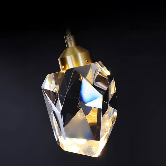 Nordic Crystal Chandelier – Luxury Spiral Glass Pendant Light