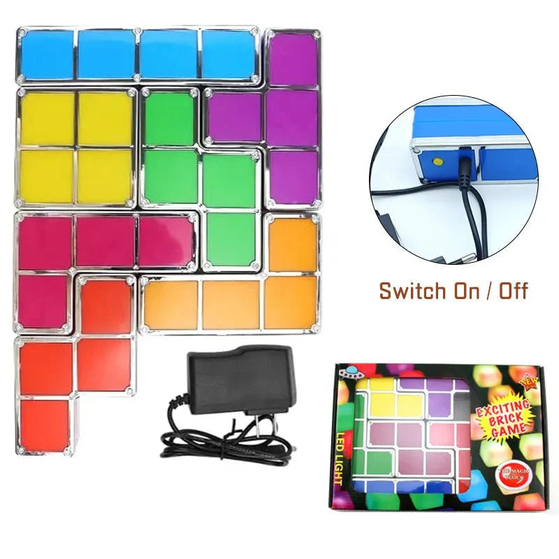 Novelty 3D Buildable Puzzle Night Light with LED Colors