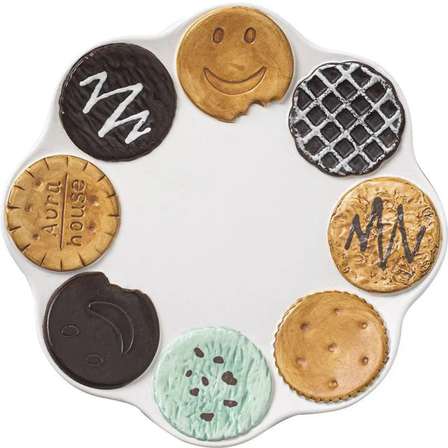 Novelty Cookie Shape Mug & Plate Set - Eco-Friendly Ceramic