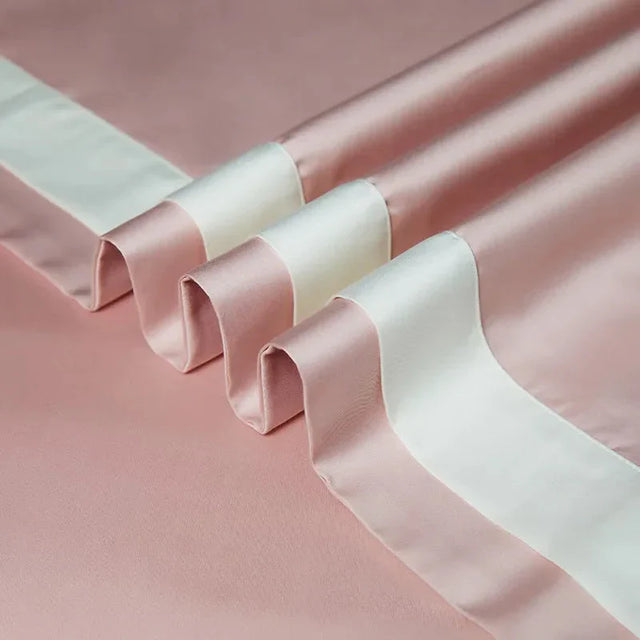 One-Line Duvet Cover Set – 1200 TC Egyptian Cotton with Elegant Border Detail