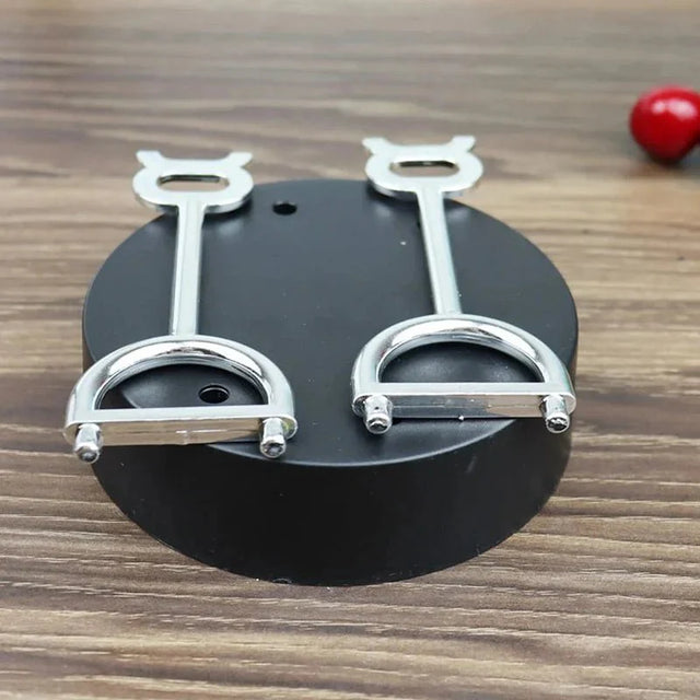 Perpetual Motion Ferris Wheel Desk Ornament in Metal Modern Style