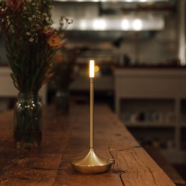 Nordic LED Candlestick Light - Rechargeable Touch Control Lamp